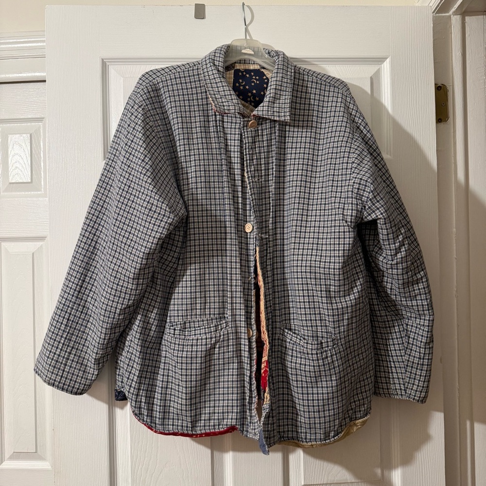 90’ Vintage Reversible Patchwork Quilted Jacket - image 5